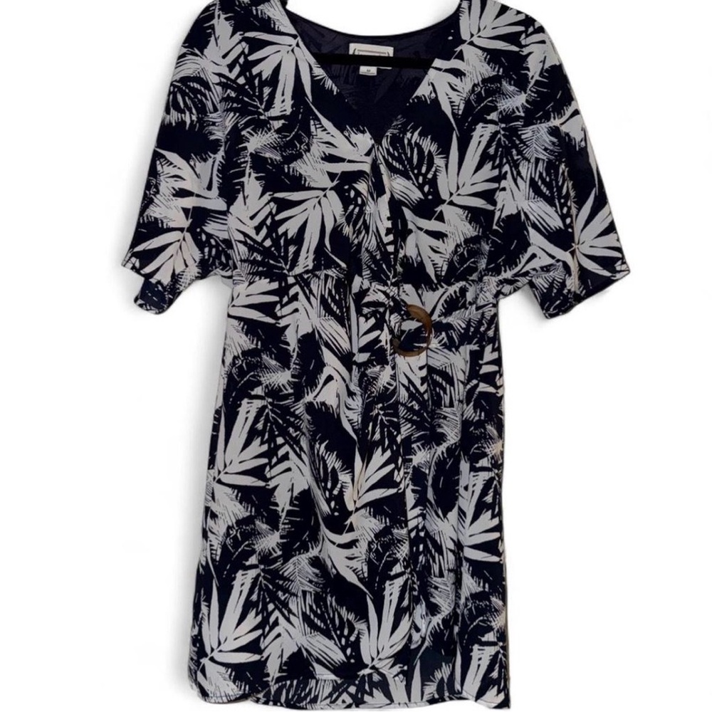 LOVERICHE Navy/White
Patterned Dress - SIZE M